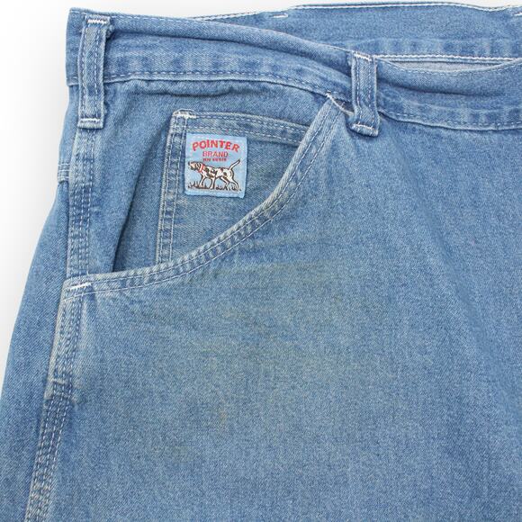 40 POINTER BRAND Denim Carpenter Shorts MadeInUSA Vintage - Picture 3 of 7